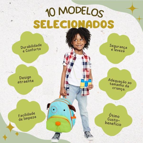 Imagem de Mochila Costas Infantil Creche Passeio Menino Menina Top