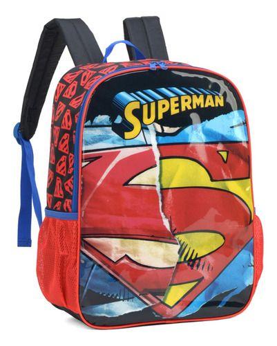 Imagem de  Mochila Costas Infantil Escolar Herói Superman Dc Luxcel