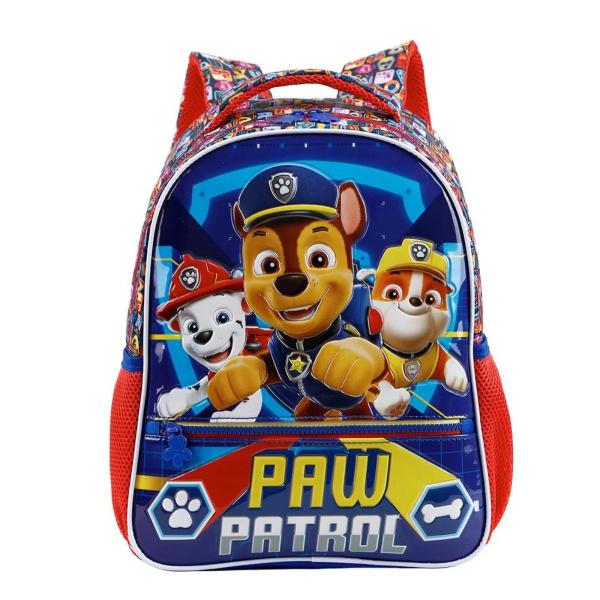 Imagem de Mochila Costas Infantil Menino Escolar Paw Patrol Chase Patrulha Canina Xeryus 11802