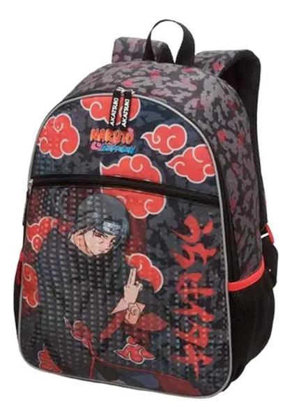 Imagem de Mochila Costas Infantil Naruto Shippuden Itachi Preta