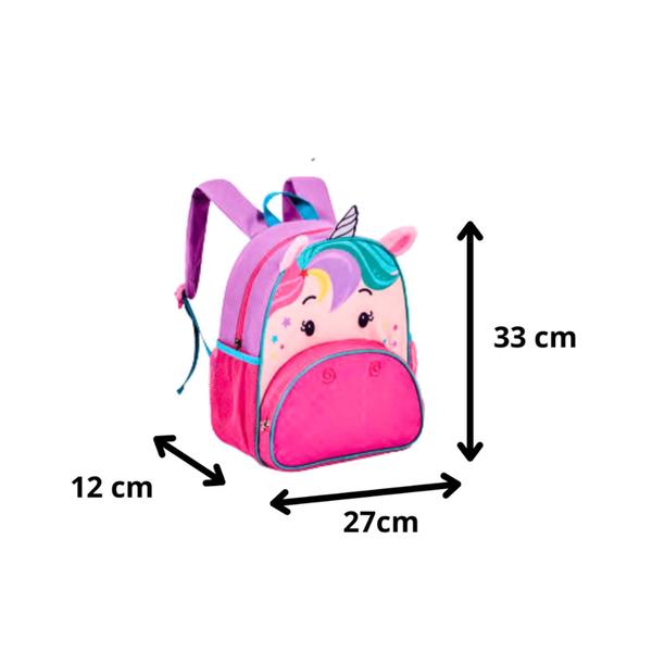 Imagem de Mochila Costas Infantil Pets Unicornio CP24512D Clio