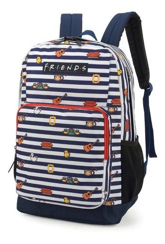 Imagem de Mochila Costas Juvenil Escolar Original Friends 