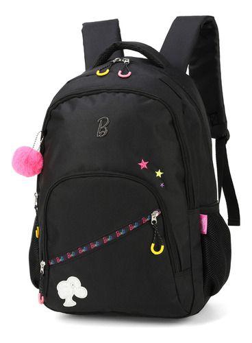 Imagem de Mochila Costas Juvenil Original Barbie Porta Notebook