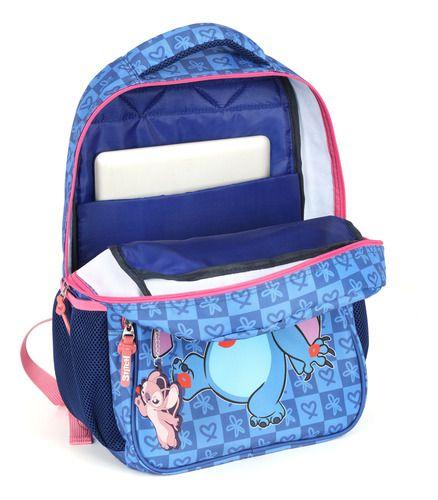 Imagem de Mochila Costas Juvenil Porta Notebook Original Stitch Disney