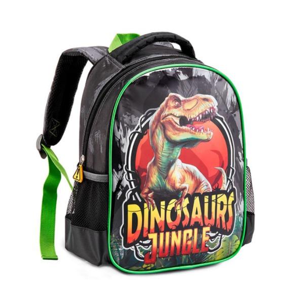 Imagem de Mochila Costas Menino Dinossauro Aventura Escolar Infanti