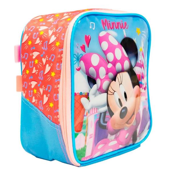 Imagem de Mochila Costas Minnie Mouse + Lancheira Infantil - Xeryus