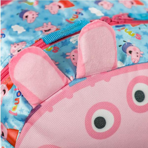 Imagem de Mochila Costas Peppa Pig Infantil Feminina Escolar e Passeio