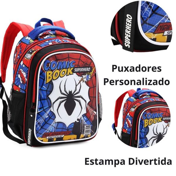 Imagem de Mochila Creche Infantil Spider