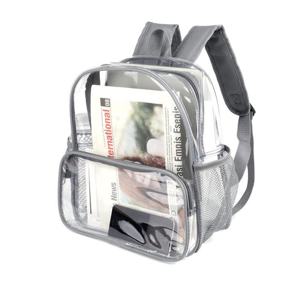 Imagem de Mochila Crosstime Heavy Duty Clear PVC Stadium aprovada