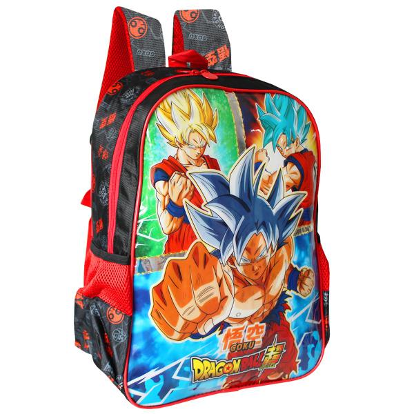 Imagem de Mochila De Alças Dragon Ball Super + Estojo Meninos Infantil