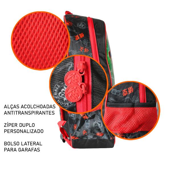 Imagem de Mochila De Alças Dragon Ball Super + Estojo Meninos Infantil