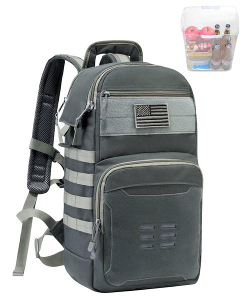 Imagem de Mochila de almoço DBTAC Tactical Large Cooler 24L cinza arsênico