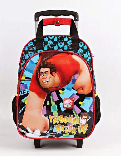 Imagem de Mochila de Carrinho Detona Ralph Grande Escolar Internet