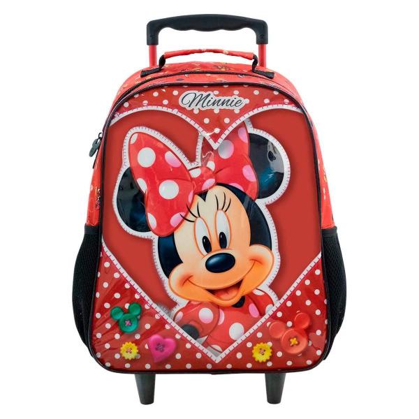 Imagem de Mochila De Carrinho Minnie Mouse Love Vermelho