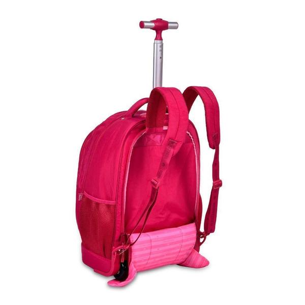 Imagem de Mochila De Carrinho Rebecca Bonbon Rosa Meninas Escolar Rb