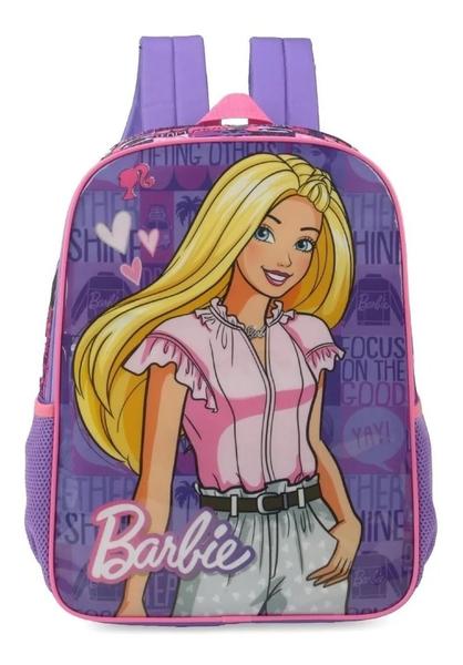 Imagem de Mochila De Costa Escolar Infantil Fashion Barbie Luxcel