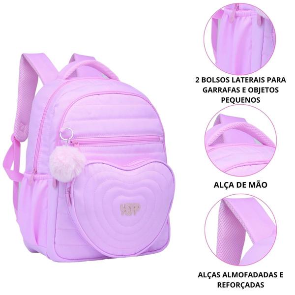 Imagem de Mochila De Costa Escolar Juvenil Resistente Femenina Yepp