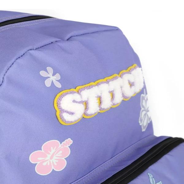 Imagem de Mochila De Costa Escolar Stitch Disney Classics Luxcel Lilas