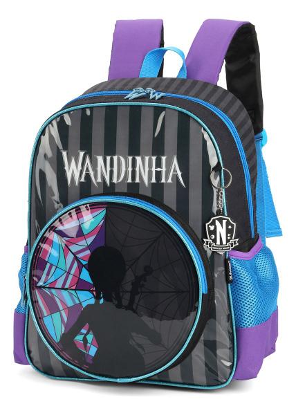 Imagem de Mochila De Costa Escolar Wandinha Addams Luxcel