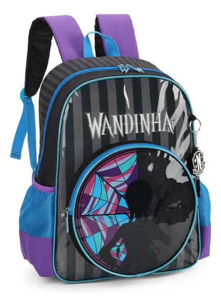 Imagem de Mochila De Costa Escolar Wandinha Addams Luxcel