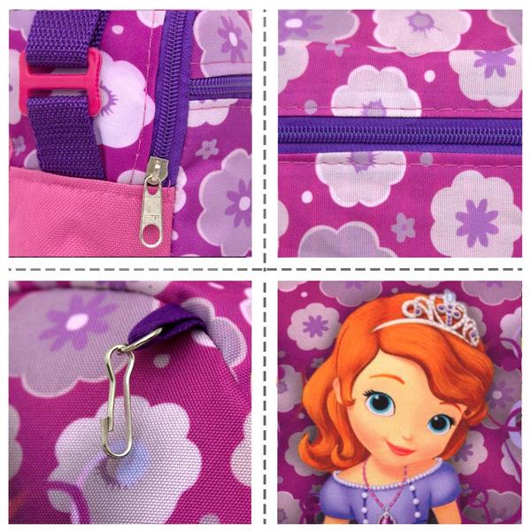 Imagem de Mochila de Costa Feminina Princesa Sofia Resistente Toys 2U