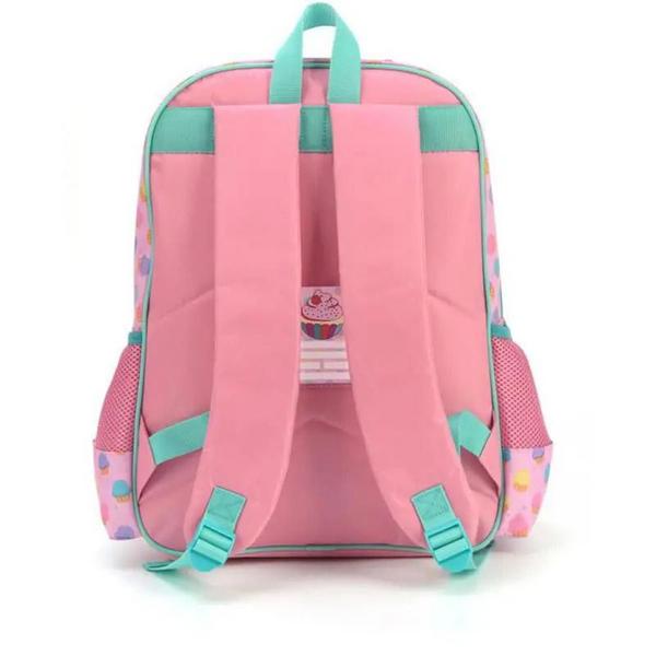 Imagem de Mochila de Costa Infantil Up4you Cupcake Rosa Luxcel