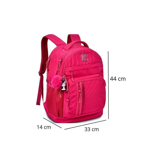 Imagem de Mochila De Costa Pink Feminina Crinkle Rebecca Bonbon