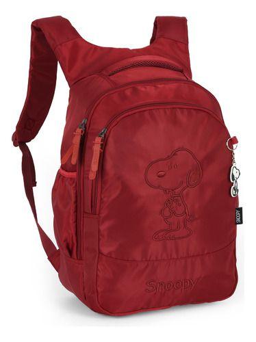 Imagem de Mochila De Costa Porta Notebook Snoopy Com Chaveiro