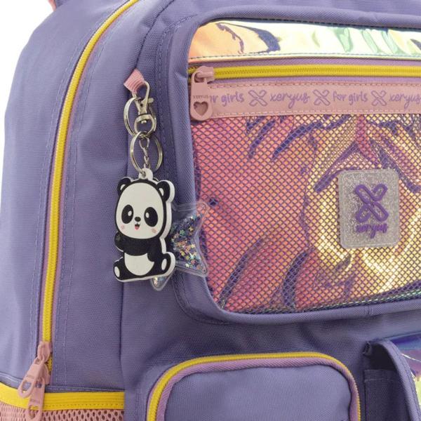 Imagem de Mochila de Costa Utility Panda Lilás Juvenil Feminina Xeryus