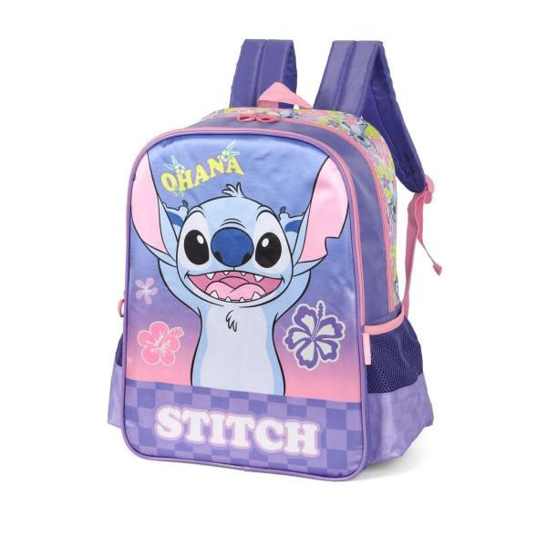 Imagem de Mochila De Costa Violeta Stitch Disney Classics Infantil