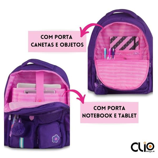 Imagem de Mochila De Costas Anti-Furto Clio Style Nylon Soft RB24548