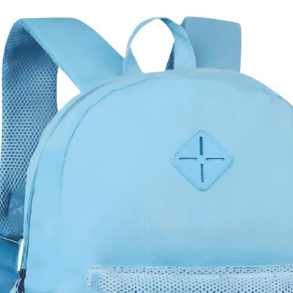 Imagem de Mochila De Costas Clio Style Básica Volta Ás Aulas Azul Escolar Escola Colegial Colégio Menina