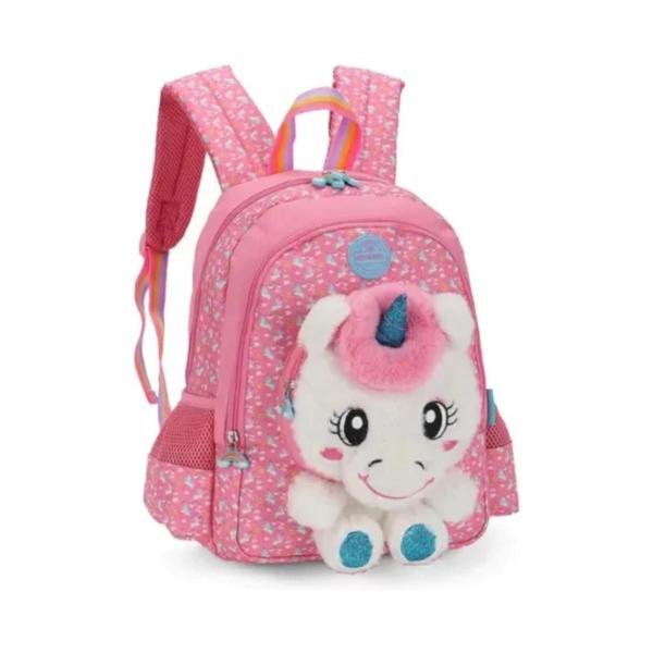 Imagem de Mochila De Costas Escolar Feminina UP4YOU Unicórnio