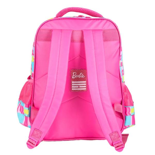 Imagem de Mochila De Costas Escolar Infantil Boneca Barbie Chaveiro