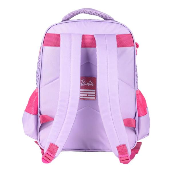 Imagem de Mochila De Costas Escolar Infantil Boneca Barbie Chaveiro