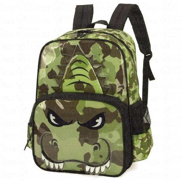 Imagem de Mochila De Costas Escolar Infantil Jacaré Up4You Luxcel