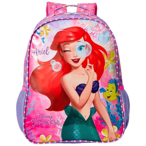 Imagem de Mochila De Costas Escolar Infantil Média Personagens Disney