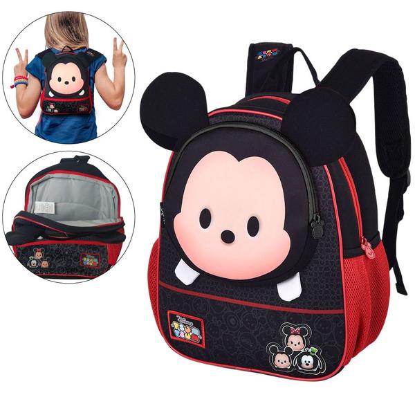 Imagem de Mochila de Costas Escolar Infantil Mickey Disney Tsum Tsum