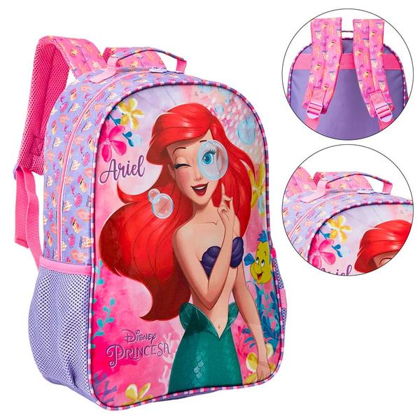 Imagem de Mochila De Costas Escolar Infantil Personagens Disney Word