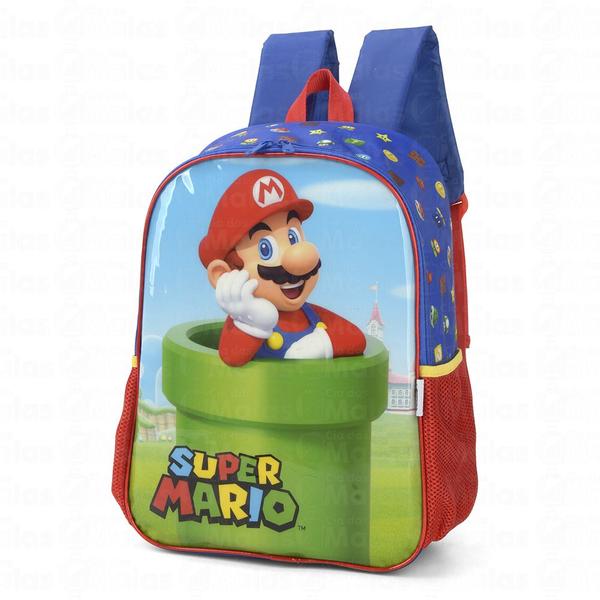 Imagem de Mochila De Costas Escolar Infantil Super Mário Up4you Luxcel