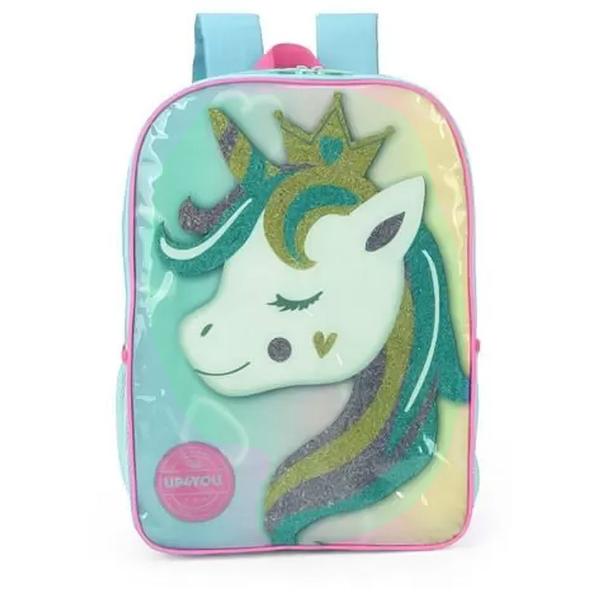 Imagem de Mochila De Costas Escolar Infantil Unicórnio Up4you Luxcel