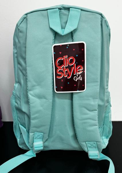 Imagem de Mochila De Costas Escolar Juvenil 17" MF24050 Com Chaveiro Clio Style