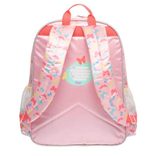 Imagem de Mochila De Costas Escolar Me Fly Away Rosa Borboleta