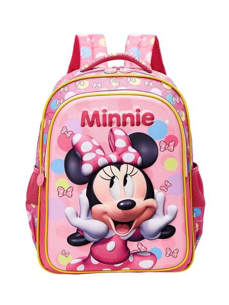 Imagem de Mochila De Costas Escolar Minnie 3D Disney 13242