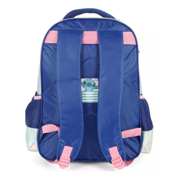 Imagem de Mochila De Costas Escolar Stitch Disney Luxcel Holográfica