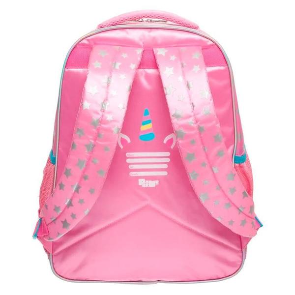 Imagem de Mochila De Costas Escolar Unicornio Rosa Magic Dreams