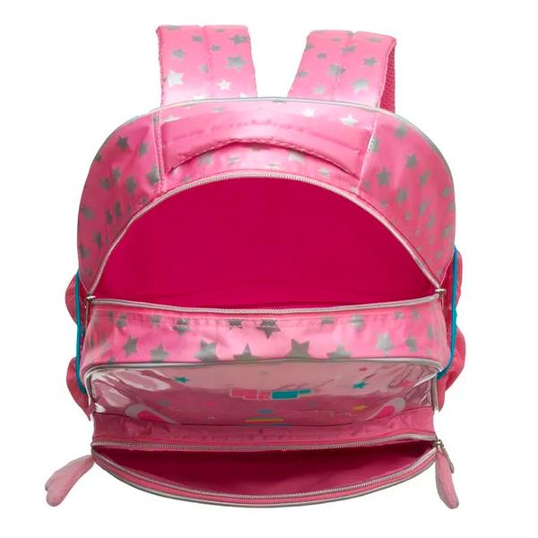 Imagem de Mochila de Costas Escolar Unicornio Rosa Magic Dreams