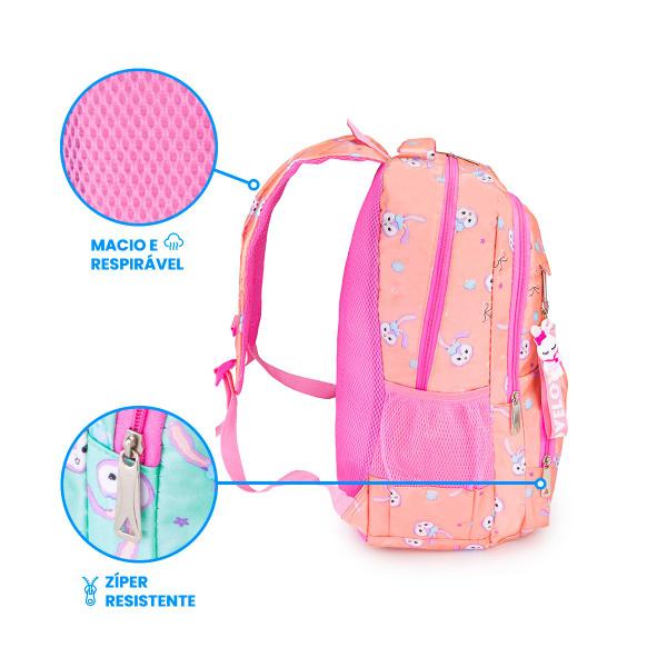 Imagem de Mochila De Costas Feminina Infantil Escolar Papelaria Fofa