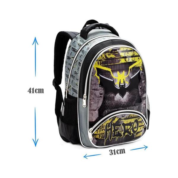 Imagem de Mochila De Costas Hero Morcego - Denlex