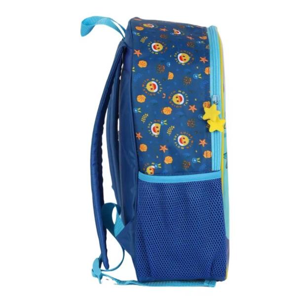 Imagem de Mochila De Costas Infantil Baby Shark Azul Tubarão Luxcel